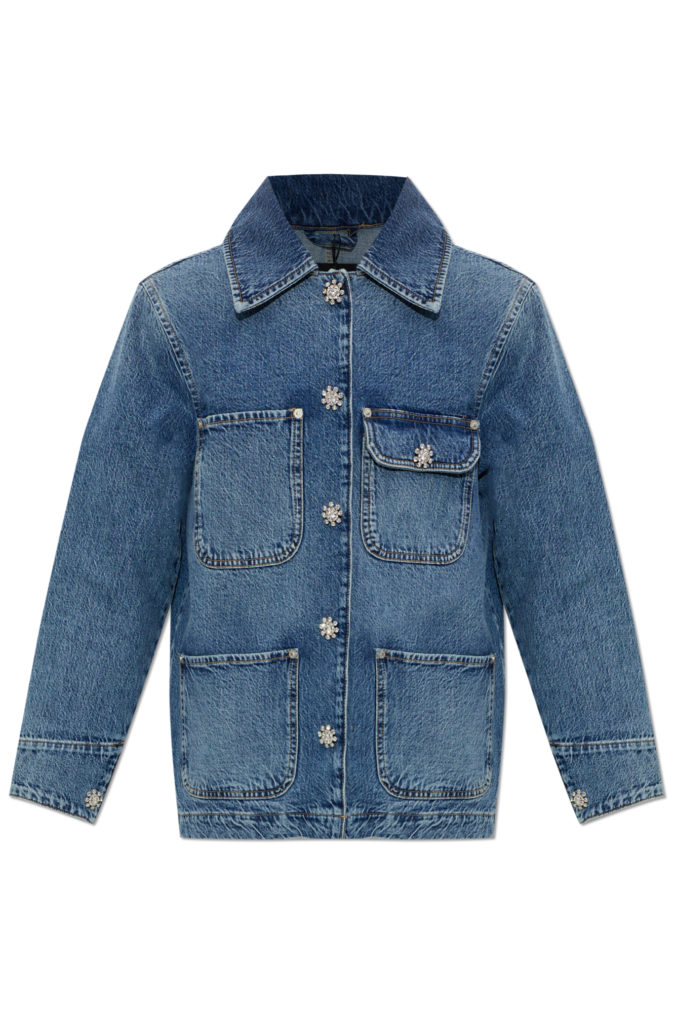 【BAL】CURB POCKET DENIM JACKET AllSaints 'Bex' denim jacket | Women's | Vitkac